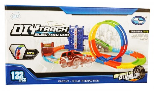 Магический трек с лифтом и петлей DIYtrack Electric Car 133