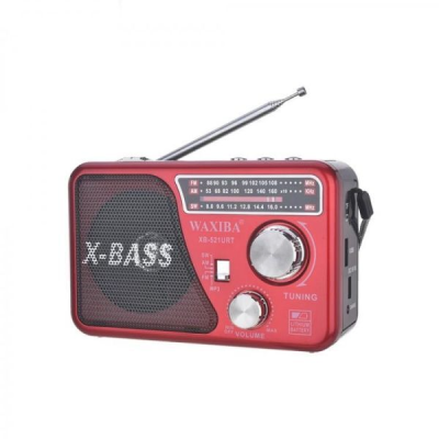 Радиоприемник Waxiba XB-521URT, красный