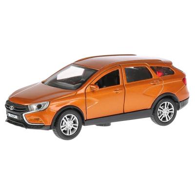 Машина металлическая Технопарк Lada Vesta SW Cross 12 см, золотой, VESTA-CROSS-GD