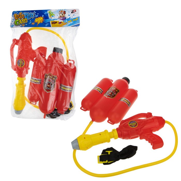Бластер водный 1Toy Аквамания Пожарная команда, с рюкзаком-ёмкостью