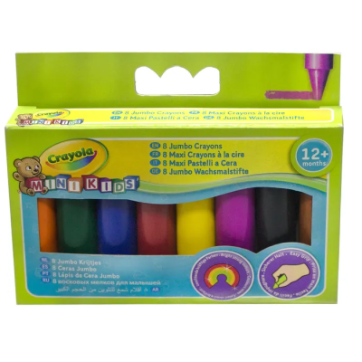 Мелки восковые Crayola 8 штук, 0080