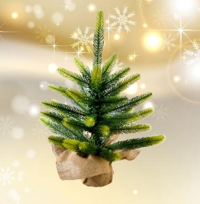 Ёлка зелёная в горшке AZ2023-829 45 см 40 веток