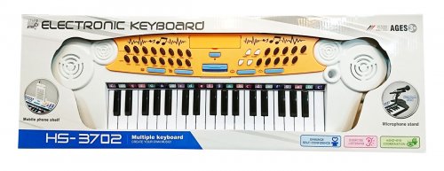 Синтезатор с микрофоном и сетью HS-3702