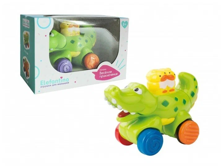 Развивающая игрушка Elefantino Каталка Крокодильчик, IT106266