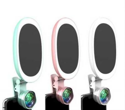 Объектив-зеркало для смартфона Beauty LED + Lens M-928