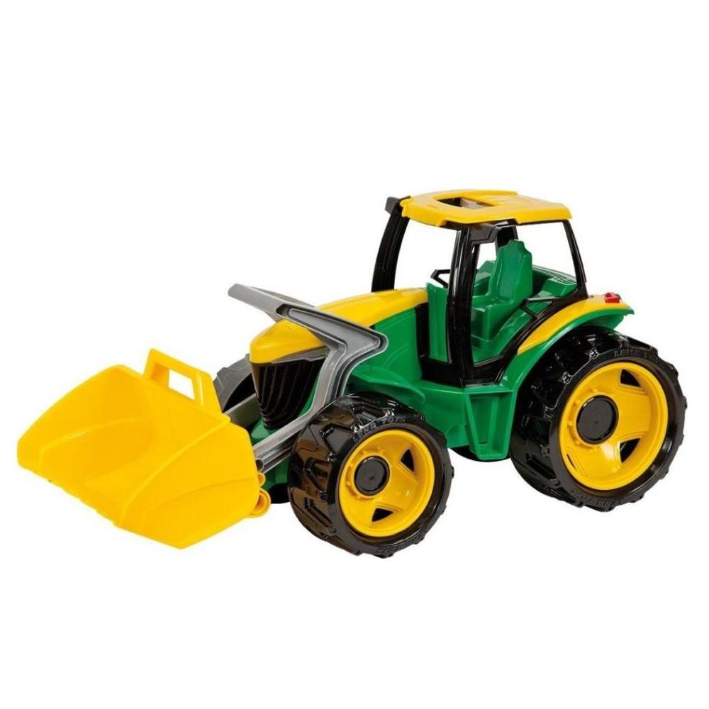 Игрушка Lena Трактор с грейдером желтый-зеленый 62 см
