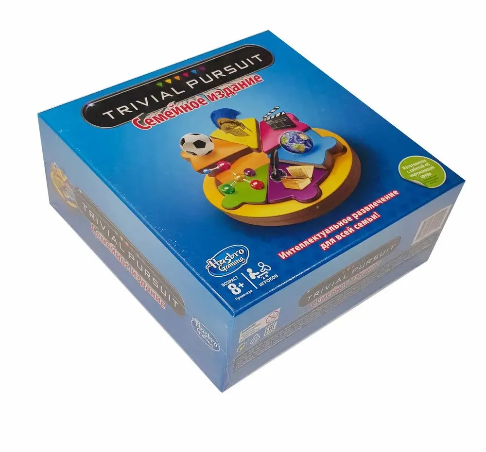 Настольная игра Hasbro Trivial Pursuit Тривиал Персьюит Семейное издание,  4046004 купить с доставкой — 1 540 руб.. Фото, отзывы, выгодные цены.