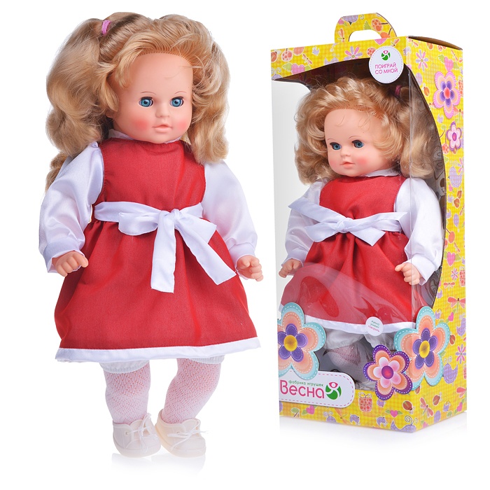 Кукла озвученная Весна Дашенька 16 мягконабивная 54 см