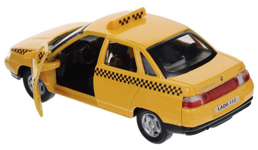 Модель машины Autotime Лада 2110 Такси 1:36