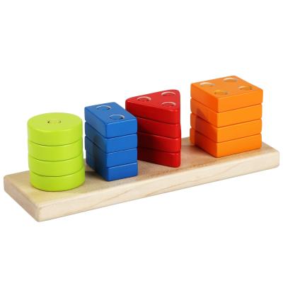 Сортер Геометрические фигуры 2, 16 деталей, Cubika, 15337/LSG 2
