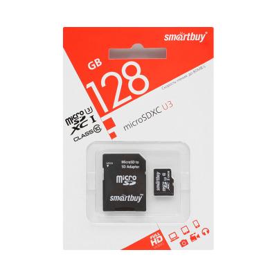 Карта памяти Smartbuy U3 microSDXC Class 10 128GB