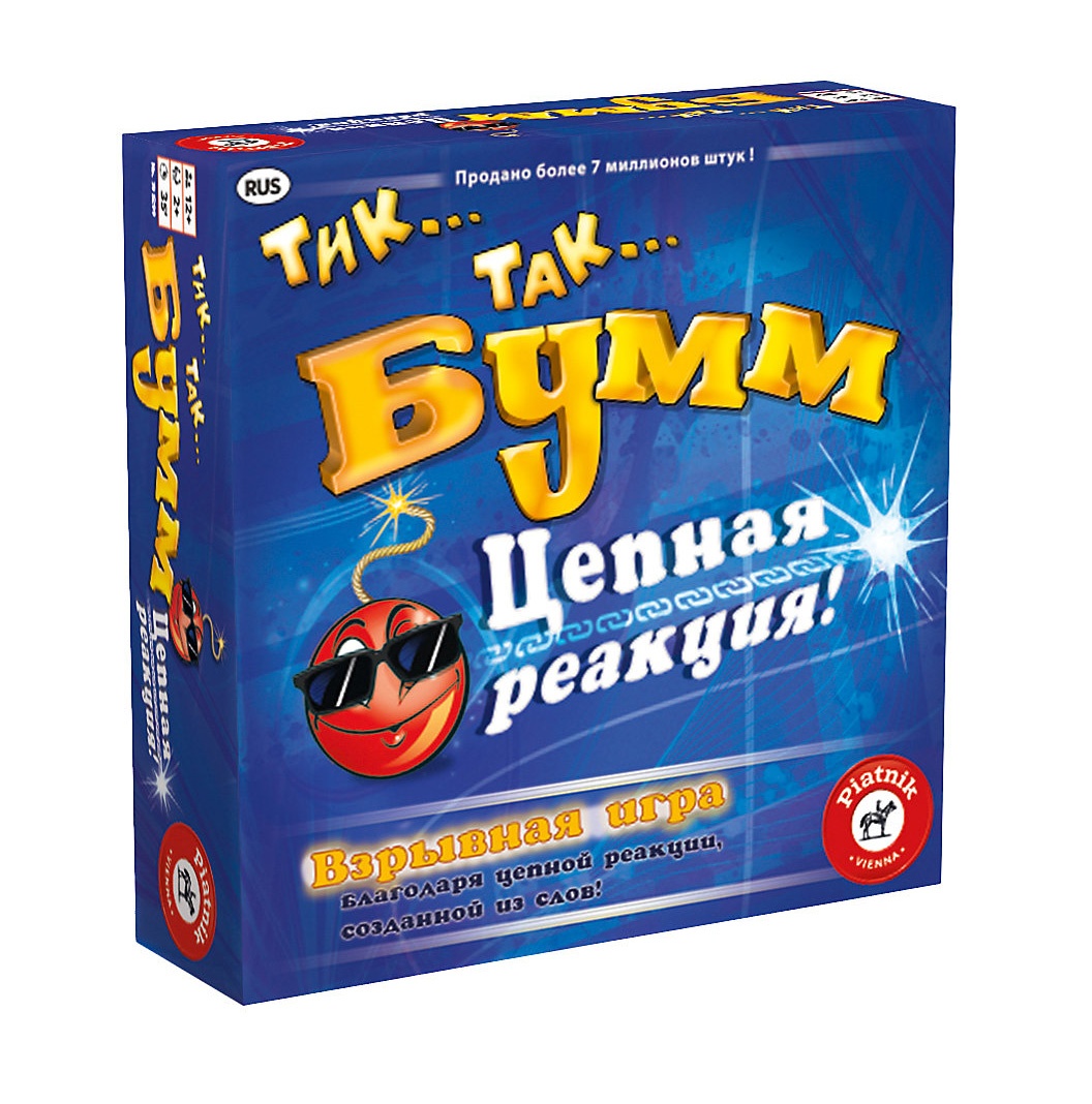 Piatnik Настольная игра Тик Так Бумм цепная реакция