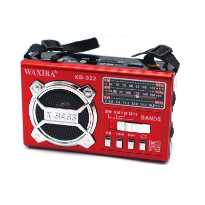 Радиоприемник Waxiba XB-322URT + фонарь красный