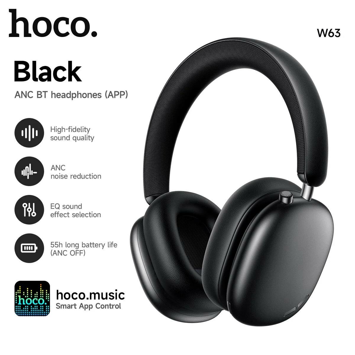 Наушники с шумоподавлением Hoco W63 ANC