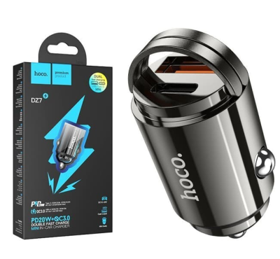 Зарядное устройство в автомобиль Hoco DZ7, черный*