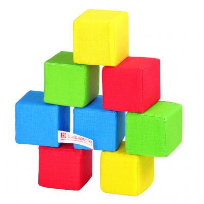 Развивающая игрушка Мякиши кубики 4 цвета 8 кубиков