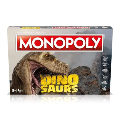 Hasbro Настольная игра Winning Moves Монополия Dinosaurs Динозавры на английском языке, WM04251-EN1-6