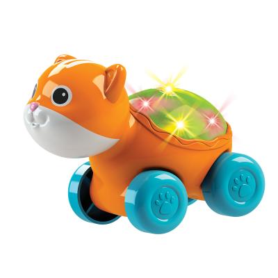 Игрушка Котик Светяшка звук, люленьки, Азбукварик, 28395-1