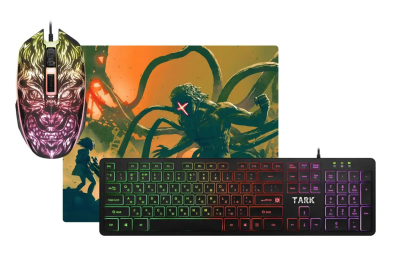 Клавиатура проводная + мышь + коврик Defender Tark C-779