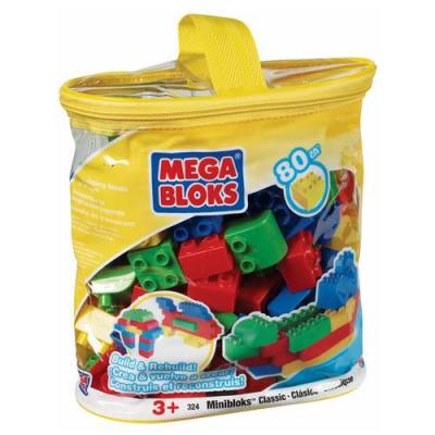 Конструктор Mega Bloks Мини 80 деталей, в сумочке, 00323(324,325)