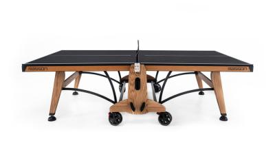 Теннисный стол складной для помещений "RASSON PREMIUM T03 Indoor" (274 х 152,5 х 76 см, натуральный дуб) с сеткой