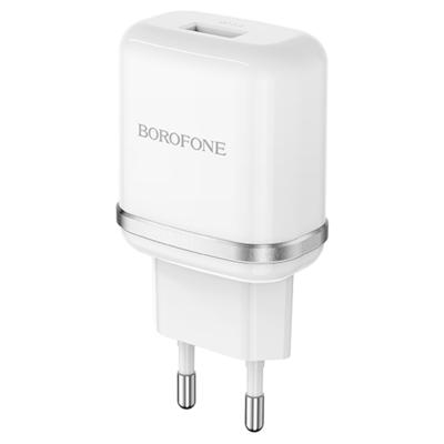 СЗУ Borofone BA36A + кабель Micro-USB, белый