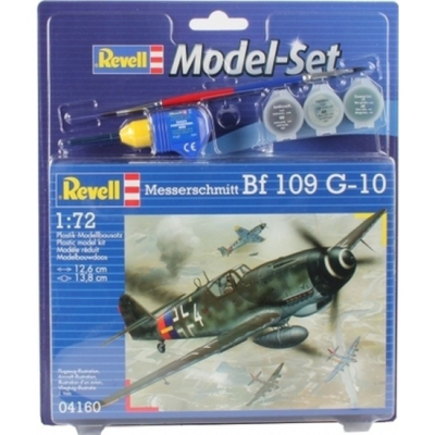 Сборная модель Revell Самолёт Messerschmitt Bf-109 1:72, 64160
