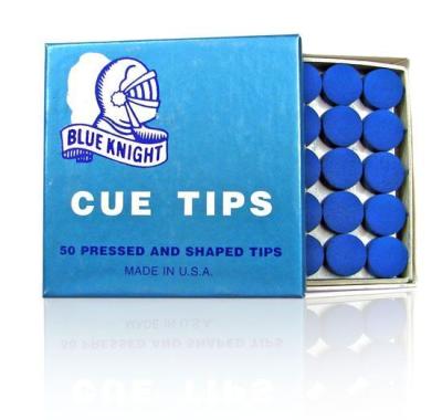 Коробка наклеек для кия "Blue Knight"13 мм (50 шт)