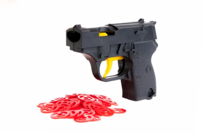 Игрушка Пластмастер Пистолет с дисками, 50056