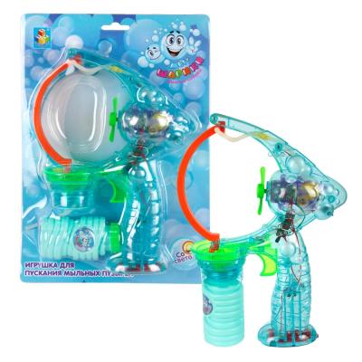 Мыльные пузыри Мы-шарики Гигантский мылемет, пистолет, свет и звук 1TOY Мыльные пузыри Мы-шарики Гигантский мылемет, пистолет, свет и звук 1TOY