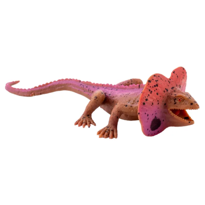 Игрушка-антистресс KiddiePlay Плащеносная ящерица, 32660D