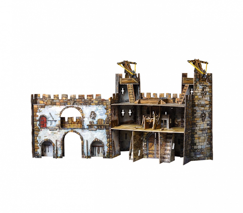 Сборная модель УмБум Главные ворота Средневековый город