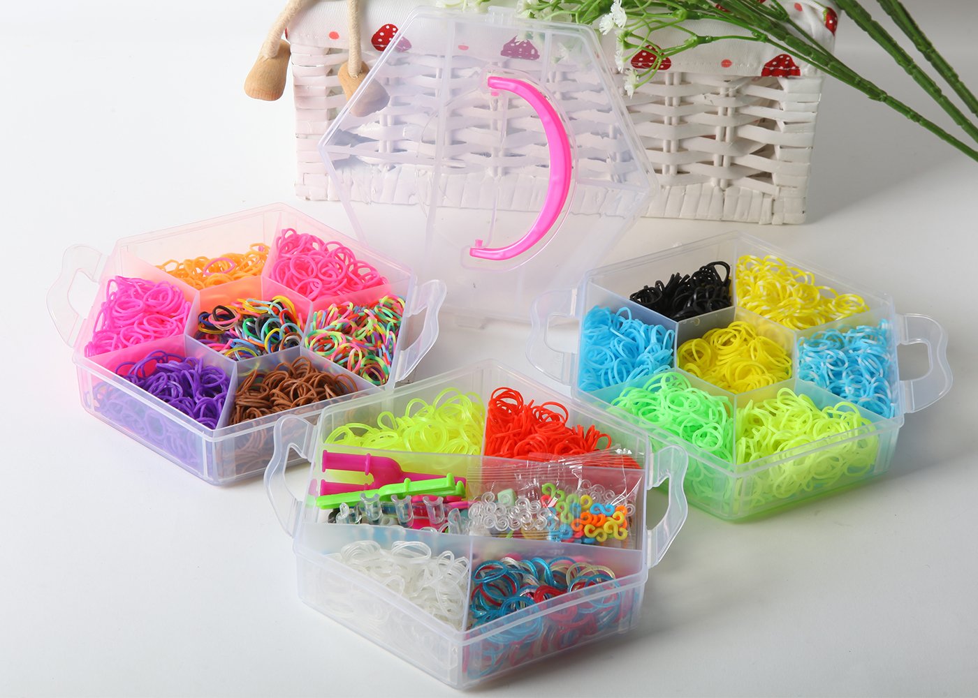 Резинки Rainbow Loom Bands ромб большой купить в Санкт-Петербурге в  магазине Фотодар. Низкие цены, гарантия качества.