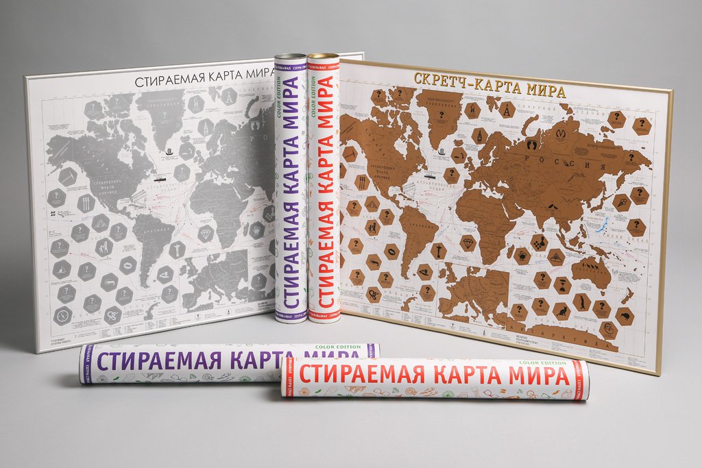 Карта мира Цветное Издание