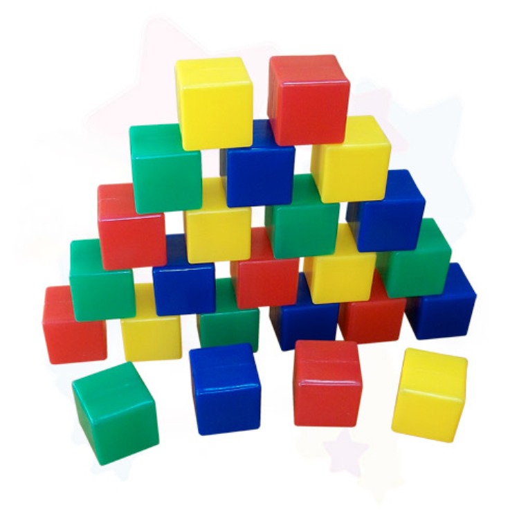 Строительный набор кубиков СВСД Junior 24 элемента