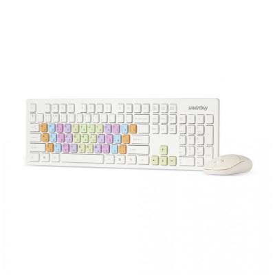 Комплект клавиатура+мышь Smartbuy SBC-218346AG-W, белый