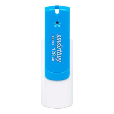 USB-накопитель SmartBuy Diamond 128 GB USB 3.0, голубой USB-накопитель SmartBuy Diamond 128 GB USB 3.0, голубой