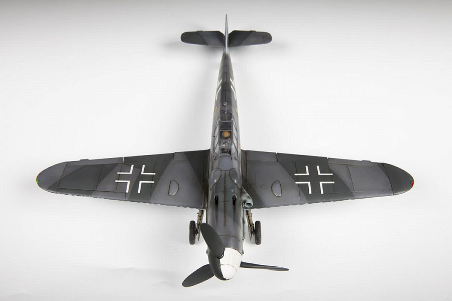 Модель для сборки Звезда Немецкий истребитель Мессершмитт BF 109 G6