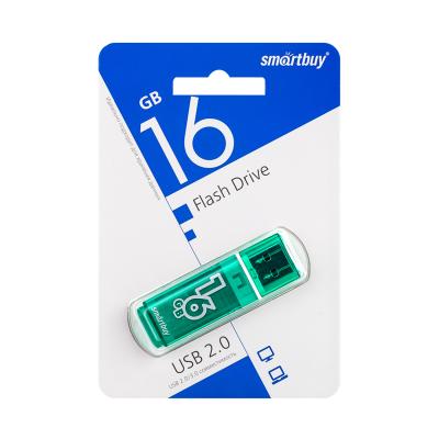 USB-накопитель SmartBuy Glossy Series USB 2.0 16 ГБ, зеленый