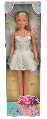 Кукла Simba Штеффи в белом летнем платье с розами