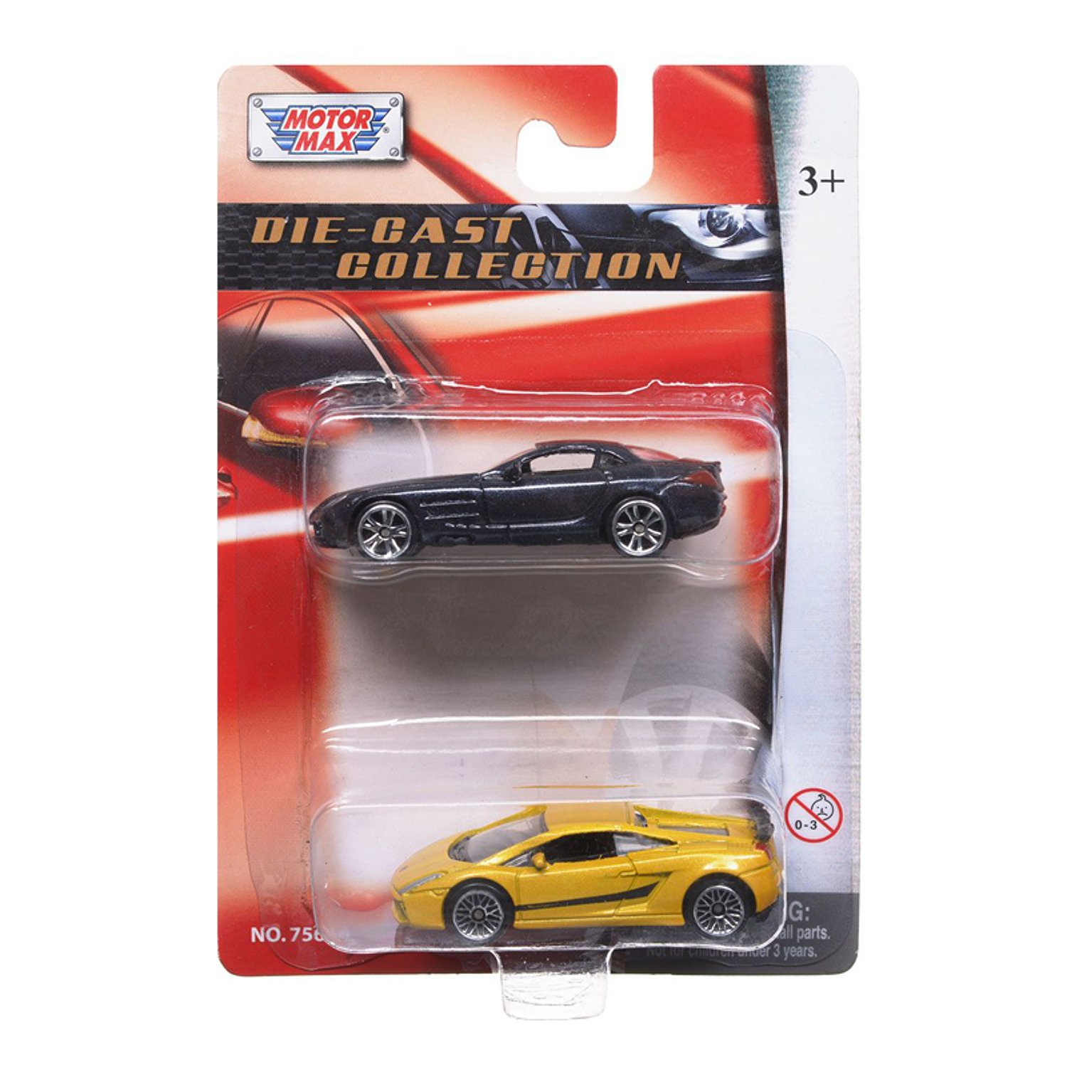 Набор моделей Motormax, лицензионные машинки 1:64 2 штуки zal