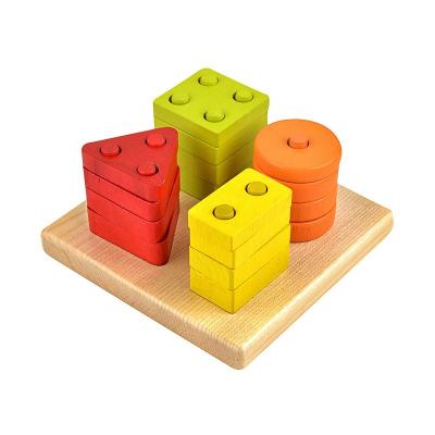 Сортер Геометрические фигуры 3, 16 деталей, Cubika, 15344/LSG 3