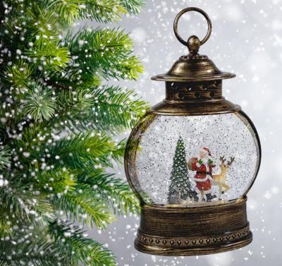 Фонарь LED AZ2021-507 с новогодней композицией музыкальный