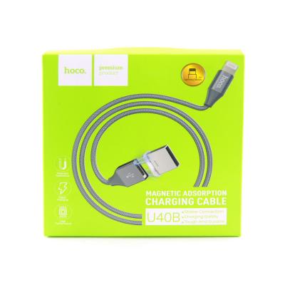 Кабель Hoco Lightning U40B магнит USB 