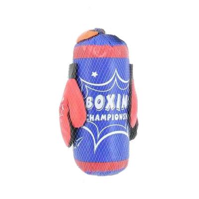 Боксерский набор 1Toy груша, перчатки, сине-красный