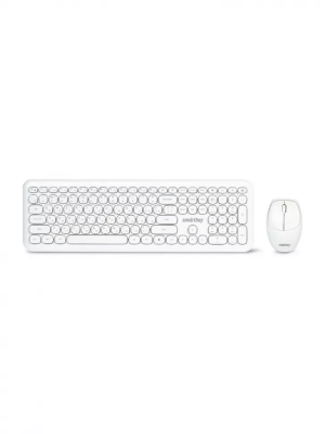 Комплект клавиатура+мышь Smartbuy SBC-666395AG-W, белый