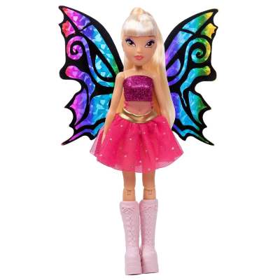 Шарнирная кукла Winx Club " Scratch Art Wings"  Стелла с крыльями для скретчинга, 24 см, 1/12