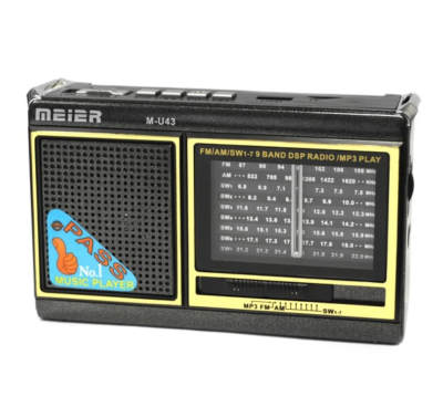Радиоприемник MEIER M-U43 microSD USB FM 6 в 1