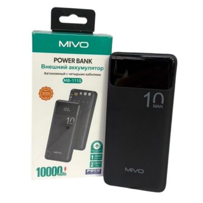 Внешний аккумулятор с кабелями Mivo 10000mAh 22.5W 