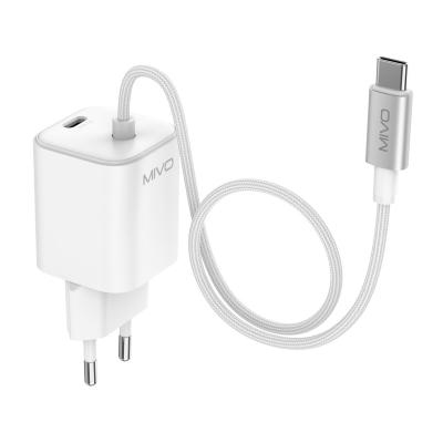 Сетевое зарядное устройство Mivo MP-302Q с кабелем, 30W